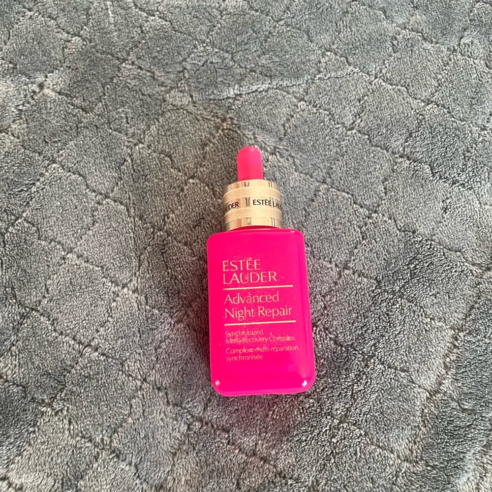 Estee Lauder Pink Serum empty bottle